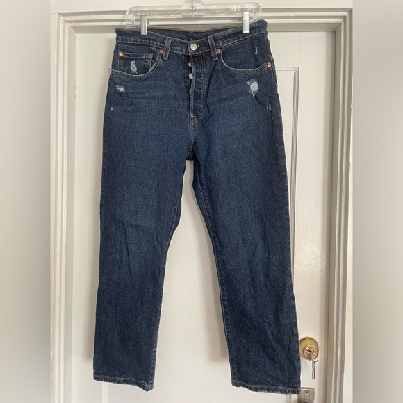 Levi’s 501 Crop Jeans Ss 30 - Picture 3 of 11